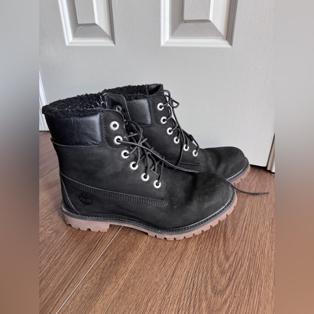 Timberland Black Leather Boots
